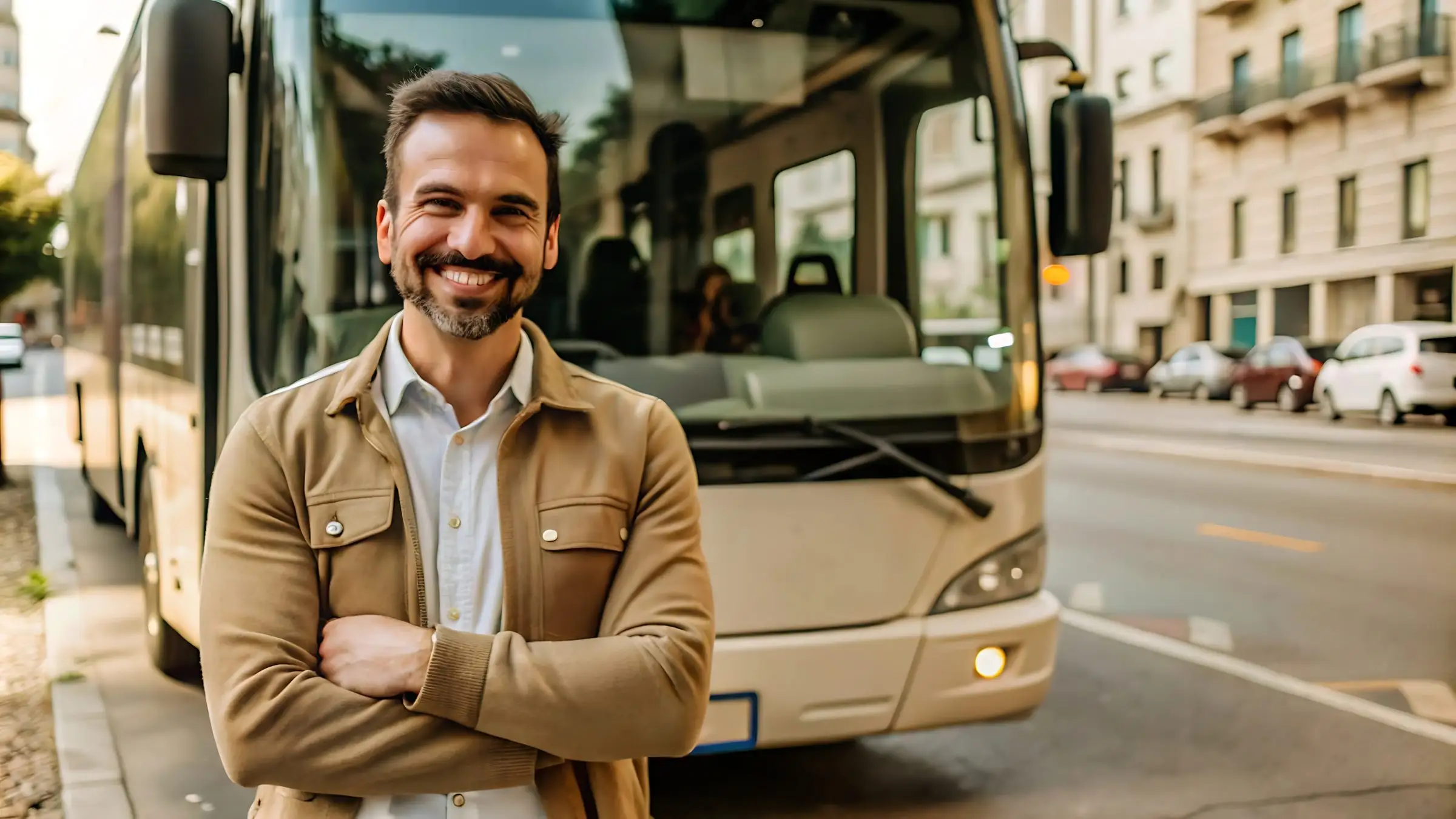 Busfahrer im Linienverkehr